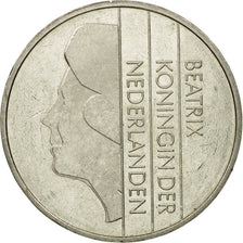 Coin, Netherlands, Beatrix, 2-1/2 Gulden, 1987, EF(40-45), Nickel, KM:206