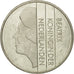 Moneda, Países Bajos, Beatrix, 2-1/2 Gulden, 1987, MBC, Níquel, KM:206