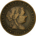 Coin, Spain, Isabel II, 2-1/2 Centimos, 1867, Madrid, VF(20-25), Copper