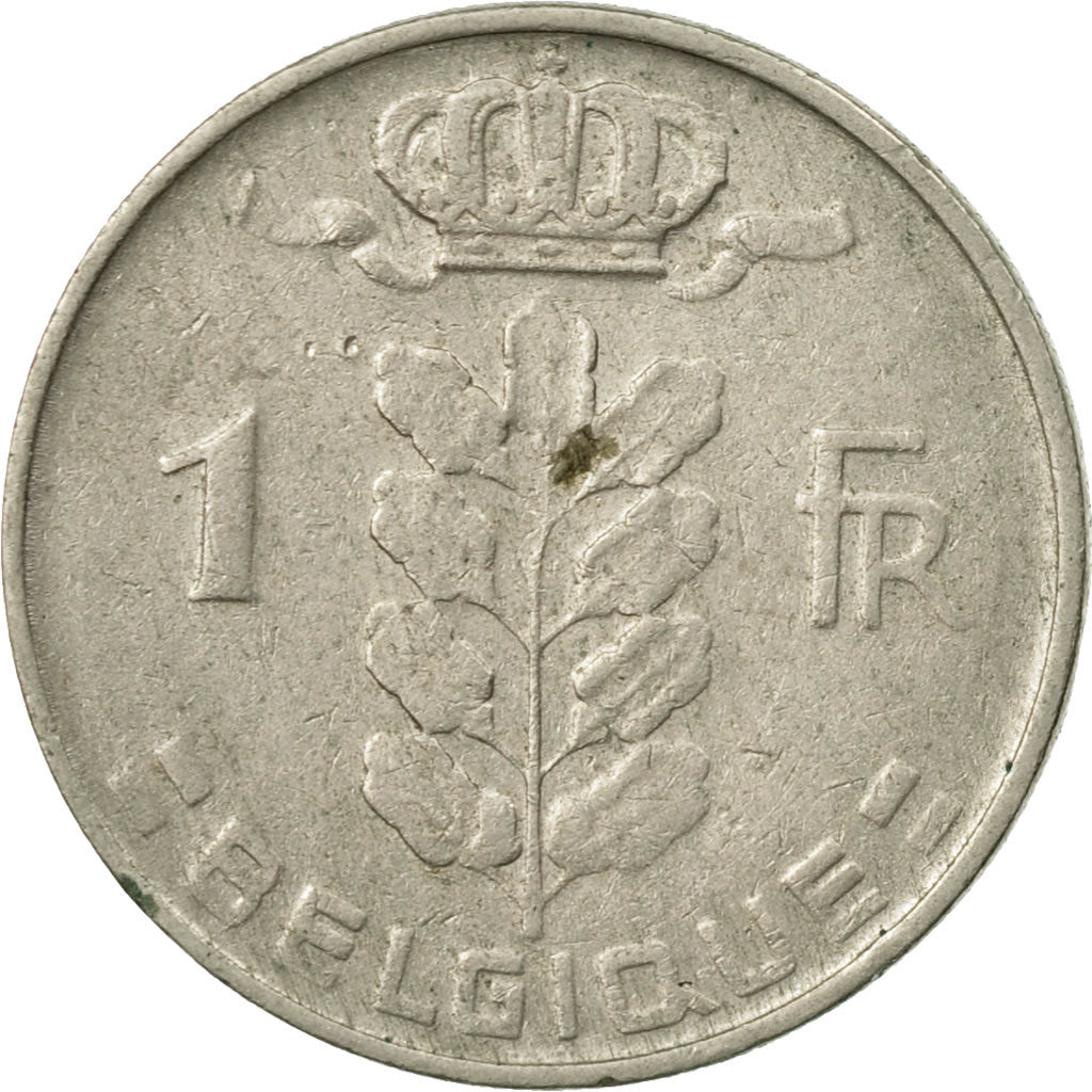 Coin, Belgium, Franc, 1966, EF(40-45), Copper-nickel, KM:142.1