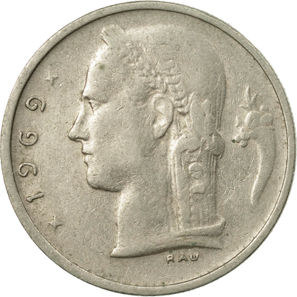 Coin, Belgium, Franc, 1969, EF(40-45), Copper-nickel, KM:143.1