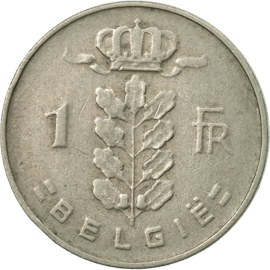 Coin, Belgium, Franc, 1969, EF(40-45), Copper-nickel, KM:143.1