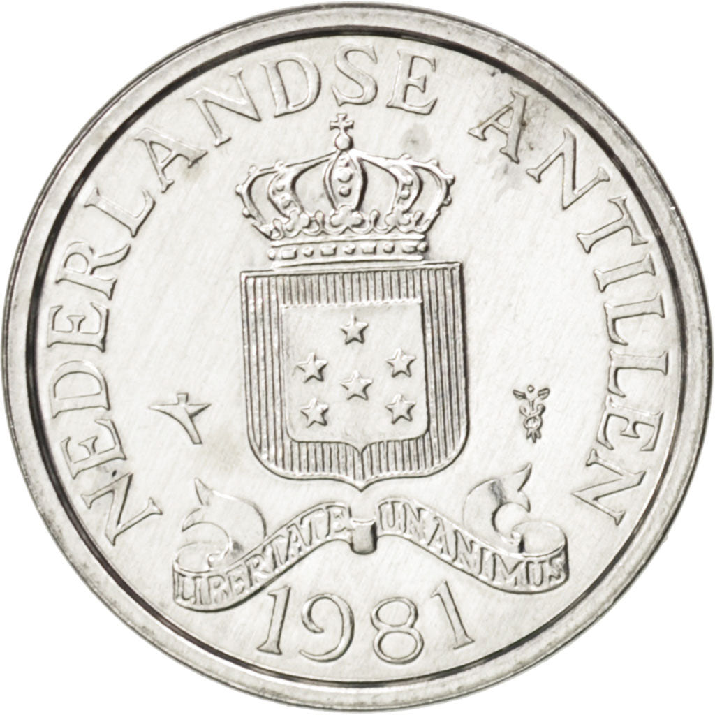 NETHERLANDS ANTILLES, Cent, 1981, KM #8a, MS(63), Aluminum, 18, 0.78