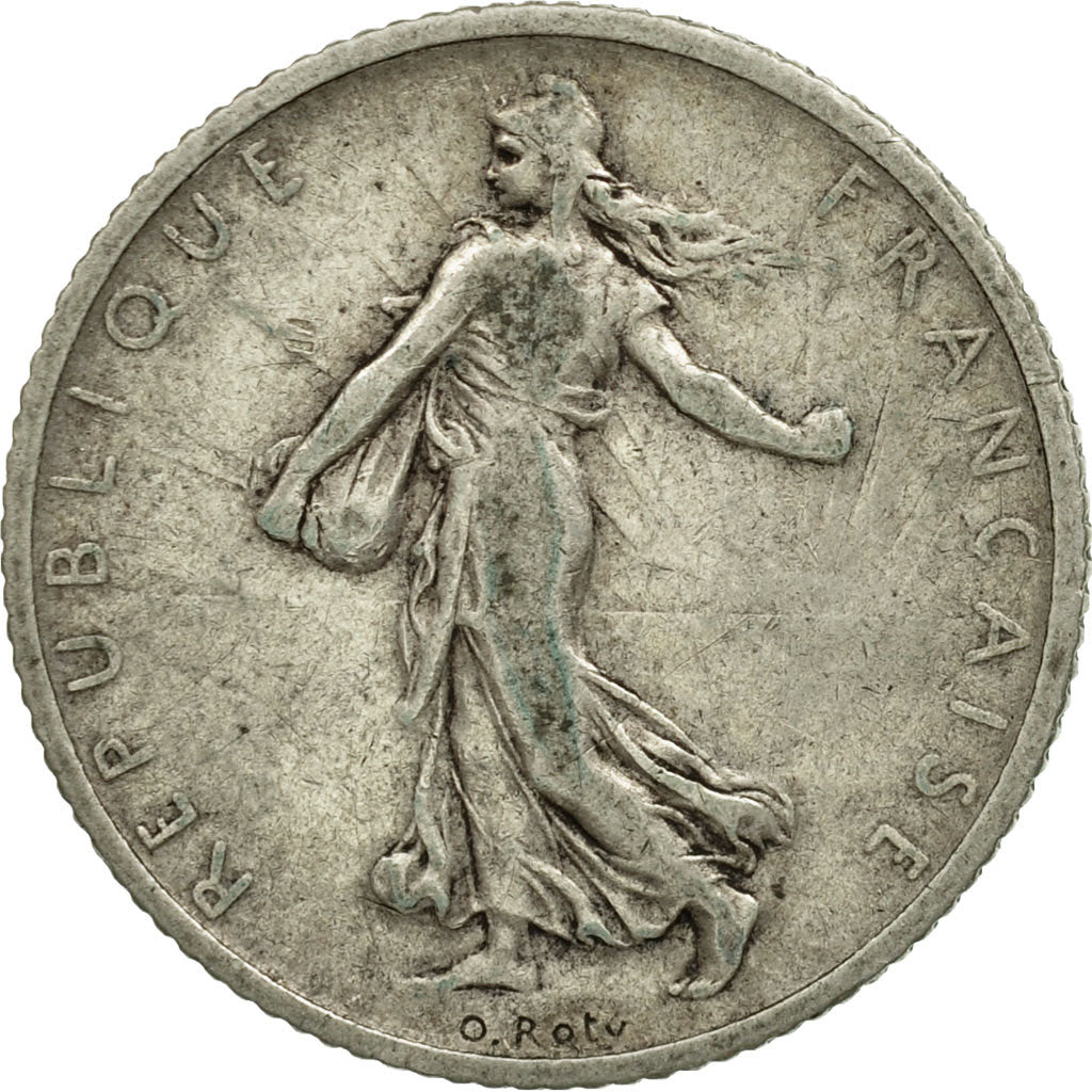 Coin, France, Semeuse, Franc, 1902, Paris, EF(40-45), Silver, KM:844.1