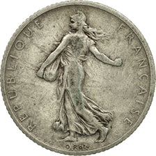 Coin, France, Semeuse, Franc, 1902, Paris, EF(40-45), Silver, KM:844.1