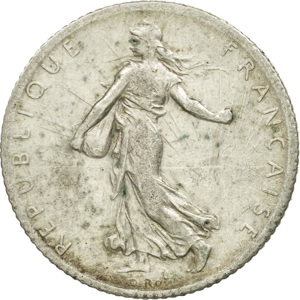 Monnaie, France, Semeuse, Franc, 1912, Paris, TTB, Argent, Gadoury:467, KM:844.1