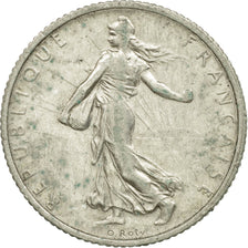 Coin, France, Semeuse, Franc, 1916, Paris, EF(40-45), Silver, KM:844.1