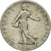 Moneta, Francia, Semeuse, 50 Centimes, 1919, Paris, MB+, Argento, KM:854