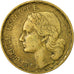 Moneda, Francia, Guiraud, 50 Francs, 1954, Paris, MBC, Aluminio - bronce