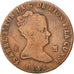 SPAIN, 8 Maravedis, 1842, Jubia, KM #531.2, VF(30-35), Copper, 11.13