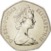 GREAT BRITAIN, 50 Pence, 1982, KM #932, MS(63), Copper-Nickel, 30, 13.67