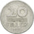 Moneda, Hungría, 20 Fillér, 1958, Budapest, MBC, Aluminio, KM:550