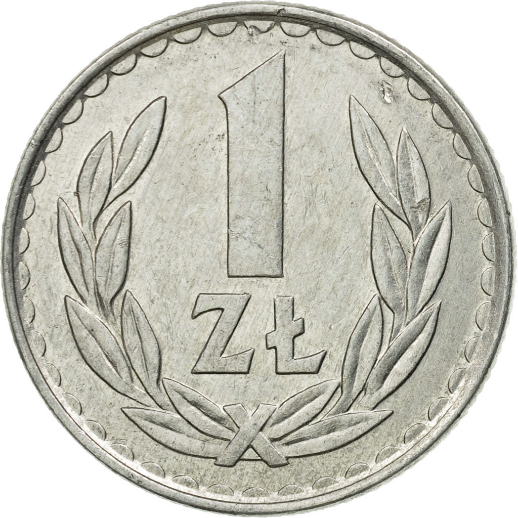 Moneta, Polonia, Zloty, 1984, Warsaw, BB, Alluminio, KM:49.1