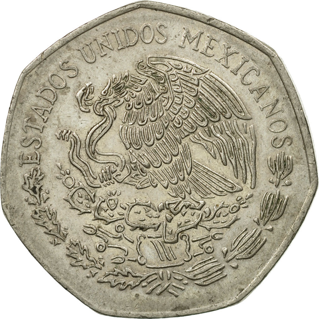 Moneda, México, 10 Pesos, 1980, Mexico City, MBC, Cobre - níquel, KM:477.2