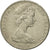 Coin, New Zealand, Elizabeth II, 20 Cents, 1982, EF(40-45), Copper-nickel