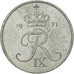 Moneta, Danimarca, Frederik IX, 2 Öre, 1971, Copenhagen, BB, Zinco, KM:840.2
