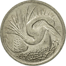 Coin, Singapore, 5 Cents, 1980, Singapore Mint, EF(40-45), Copper-Nickel Clad