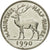 Coin, Mauritius, 1/2 Rupee, 1990, EF(40-45), Nickel plated steel, KM:54