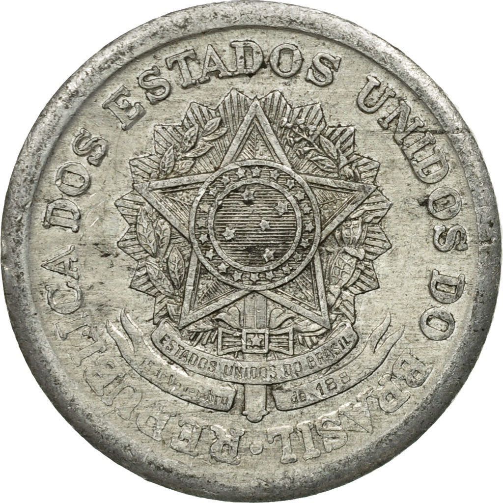 Coin, Brazil, 50 Centavos, 1961, EF(40-45), Aluminum, KM:569