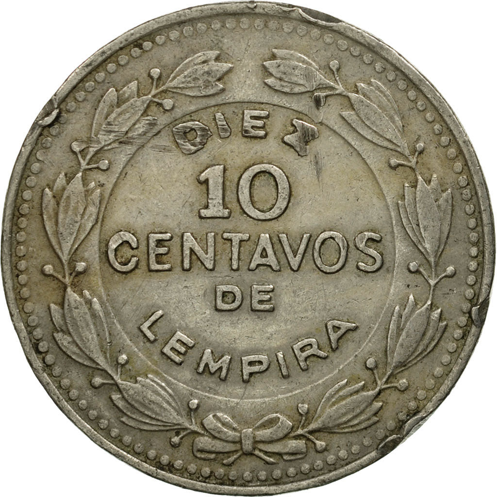 Moneda, Honduras, 10 Centavos, 1980, MBC, Cobre - níquel, KM:76.2