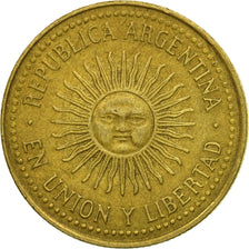 Coin, Argentina, 5 Centavos, 1992, EF(40-45), Aluminum-Bronze, KM:109