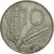 Münze, Italien, 10 Lire, 1973, Rome, SS, Aluminium, KM:93