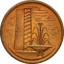 Coin, Singapore, Cent, 1972, Singapore Mint, EF(40-45), Bronze, KM:1