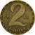 Moneda, Hungría, 2 Forint, 1982, MBC, Latón, KM:591