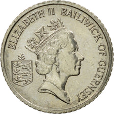 Coin, Guernsey, Elizabeth II, 5 Pence, 1992, British Royal Mint, EF(40-45)