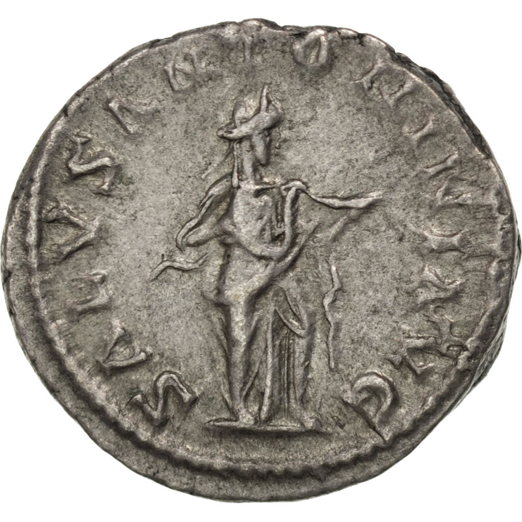 Moneta, Elagabalus, Denarius, Rome, SPL-, Argento, RIC:140