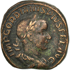Coin, Gordian III, Sestertius, Rome, EF(40-45), Bronze, RIC:305a