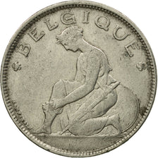 Coin, Belgium, 2 Francs, 2 Frank, 1923, EF(40-45), Nickel, KM:91.1