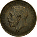 Moneda, Gran Bretaña, George V, Penny, 1918, BC+, Bronce, KM:810