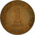 Moneta, TRINIDAD E TOBAGO, Cent, 1966, Franklin Mint, BB, Bronzo, KM:1