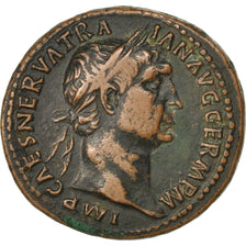 Trajan, As, Rome, AU(50-53), Bronze, RIC #417, 10.42