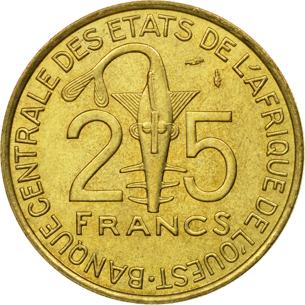 Monnaie, West African States, 25 Francs, 1979, Paris, TTB, Aluminum-Bronze, KM:5