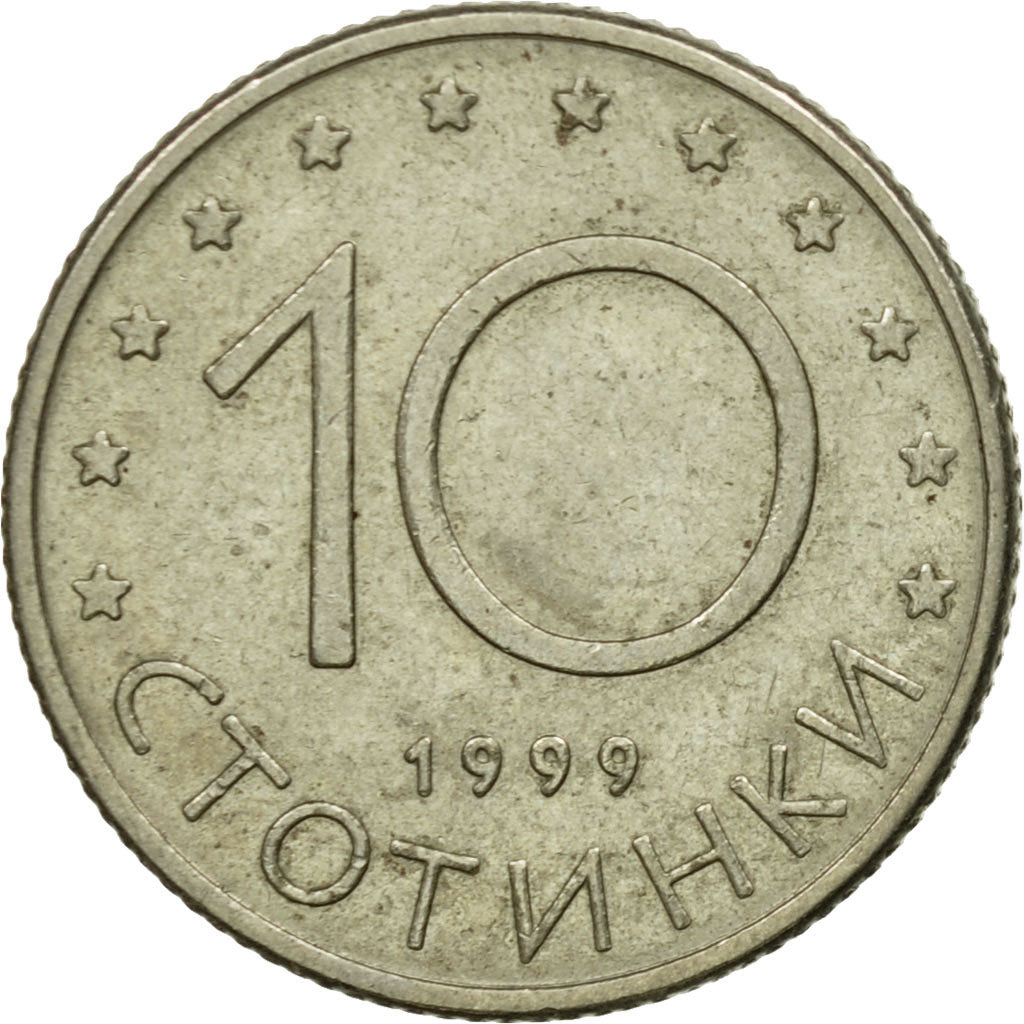 Monnaie, Bulgarie, 10 Stotinki, 1999, Sofia, TTB, Copper-Nickel-Zinc, KM:240