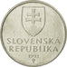 Monnaie, Slovaquie, 2 Koruna, 1993, TTB, Nickel plated steel, KM:13