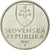 Moneda, Eslovaquia, 5 Koruna, 1993, MBC, Níquel chapado en acero, KM:14