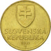 Moneta, Slovacchia, 10 Koruna, 1993, BB, Alluminio-bronzo, KM:11