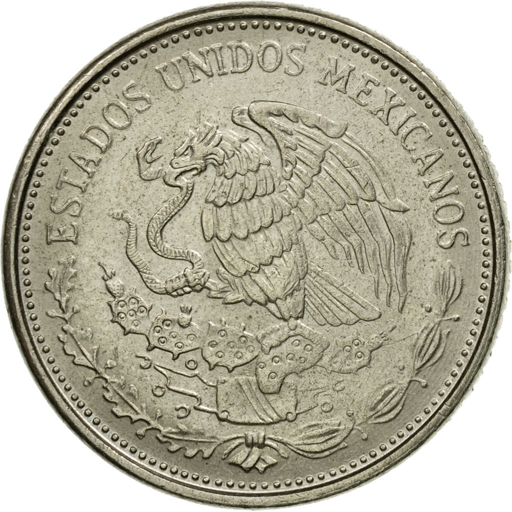 Coin, Mexico, 50 Pesos, 1988, Mexico City, EF(40-45), Copper-nickel, KM:495