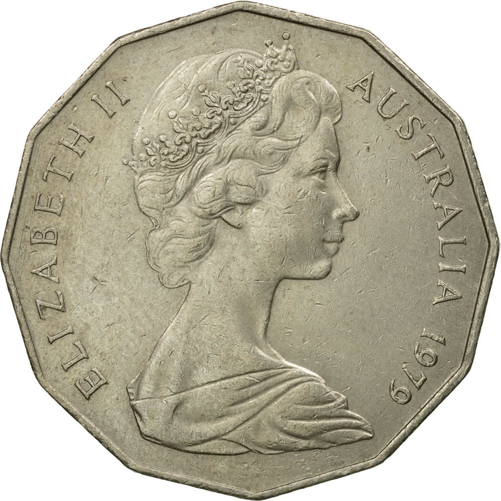 Monnaie, Australie, Elizabeth II, 50 Cents, 1979, TTB, Copper-nickel, KM:68