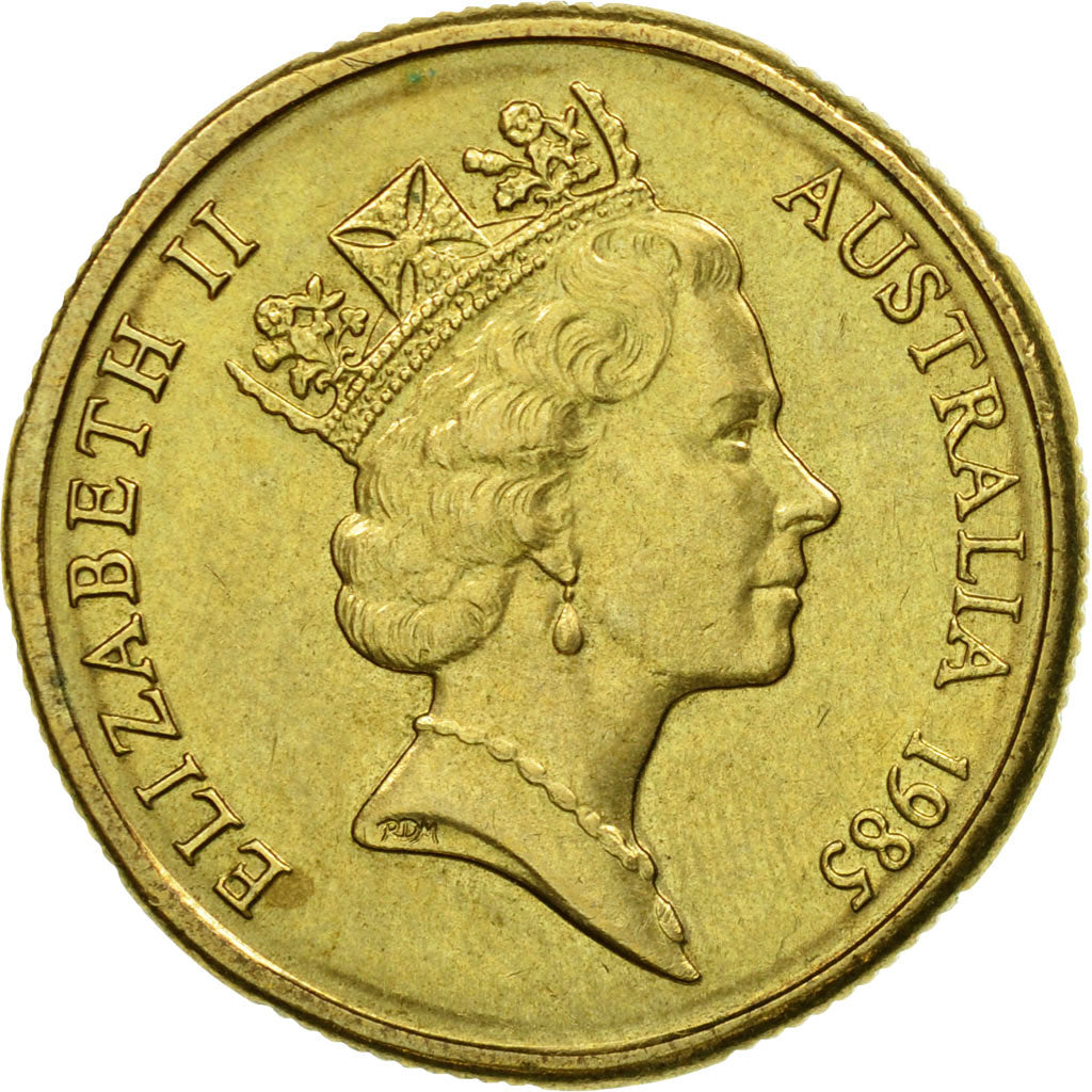 Coin, Australia, Elizabeth II, Dollar, 1985, Royal Australian Mint, EF(40-45)