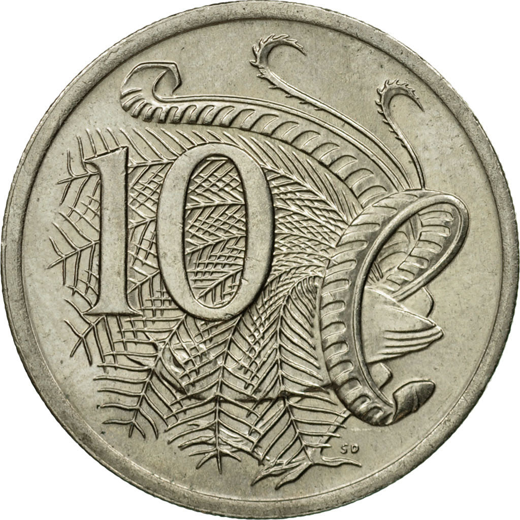 Munten, Australië, Elizabeth II, 10 Cents, 1983, ZF, Copper-nickel, KM:65