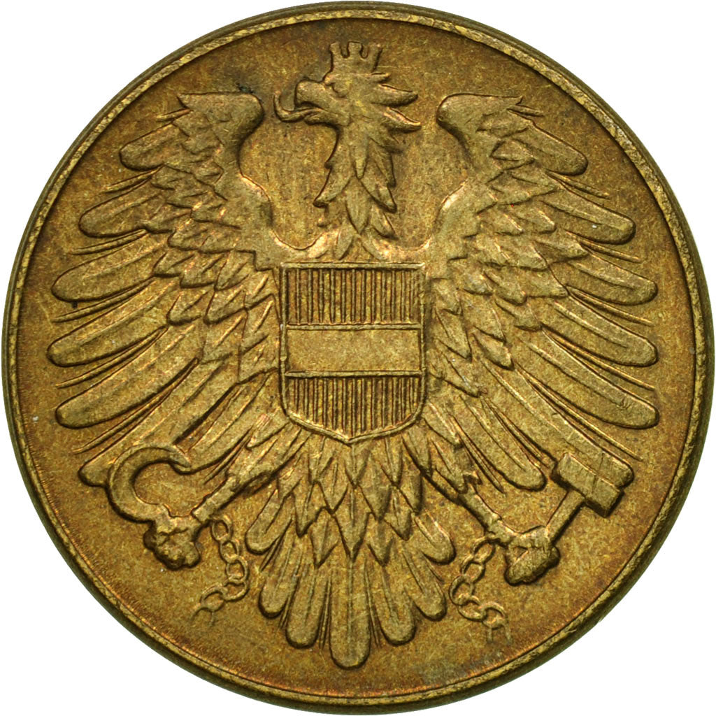 Coin, Austria, 20 Groschen, 1951, EF(40-45), Aluminum-Bronze, KM:2877