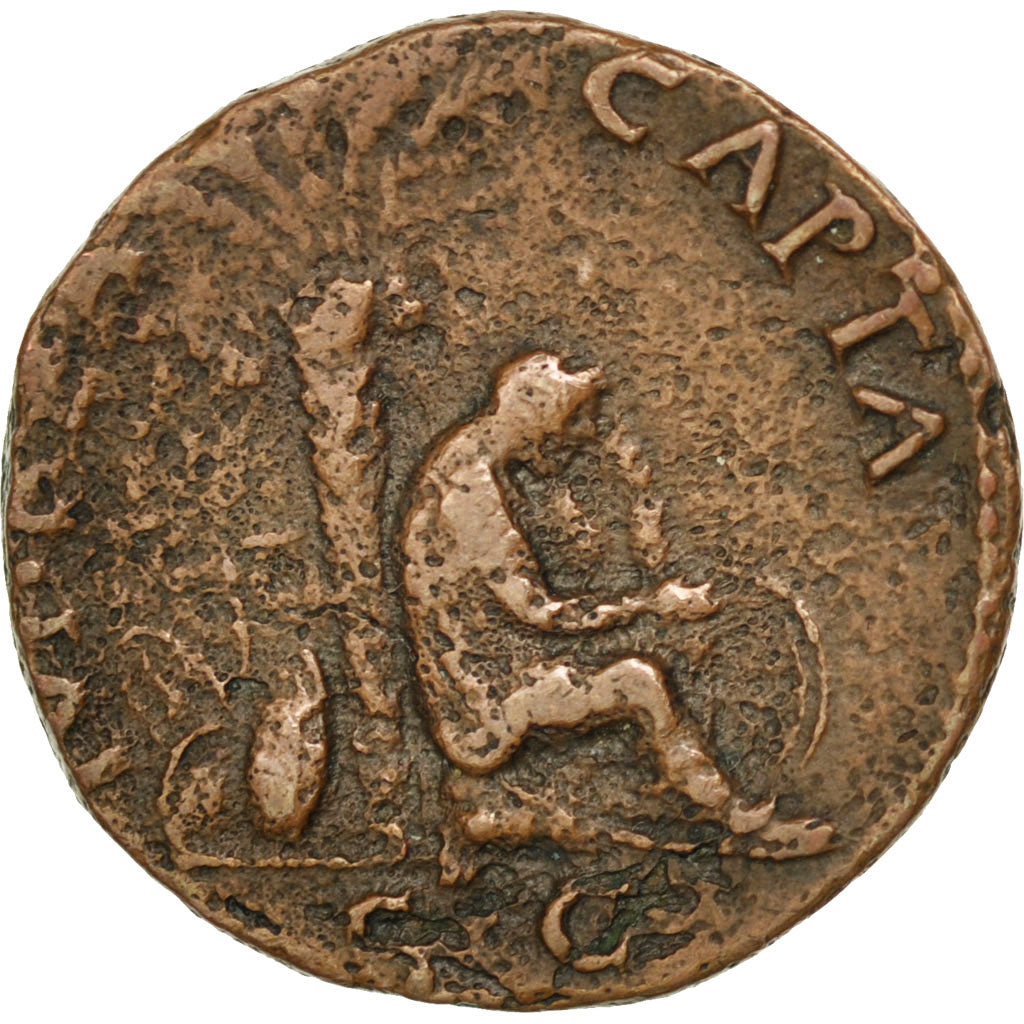 Coin, Vespasian, As, VF(30-35), Bronze, RIC:305
