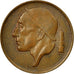 Münze, Belgien, Baudouin I, 50 Centimes, 1966, SS, Bronze, KM:148.1