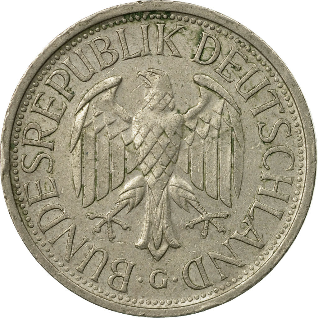 Moneta, GERMANIA - REPUBBLICA FEDERALE, Mark, 1981, Karlsruhe, BB, Rame-nichel