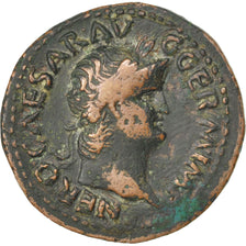Nero, As, Rome, EF(40-45), Copper, RIC #312, 9.66