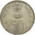 Moneda, INDIA-REPÚBLICA, 50 Paise, 1973, MBC, Cobre - níquel, KM:62